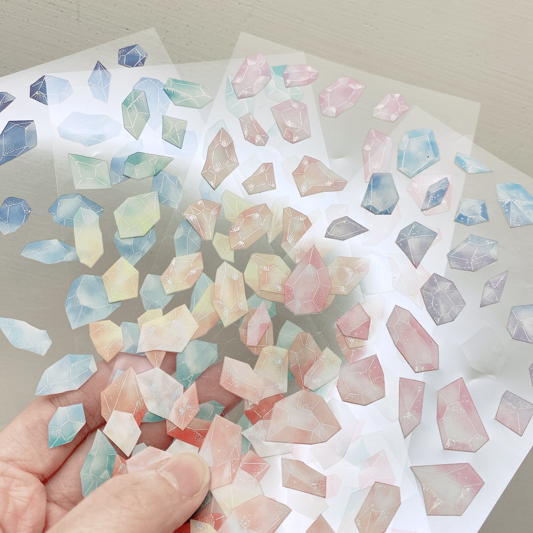 MIND WAVE Crystal sticker