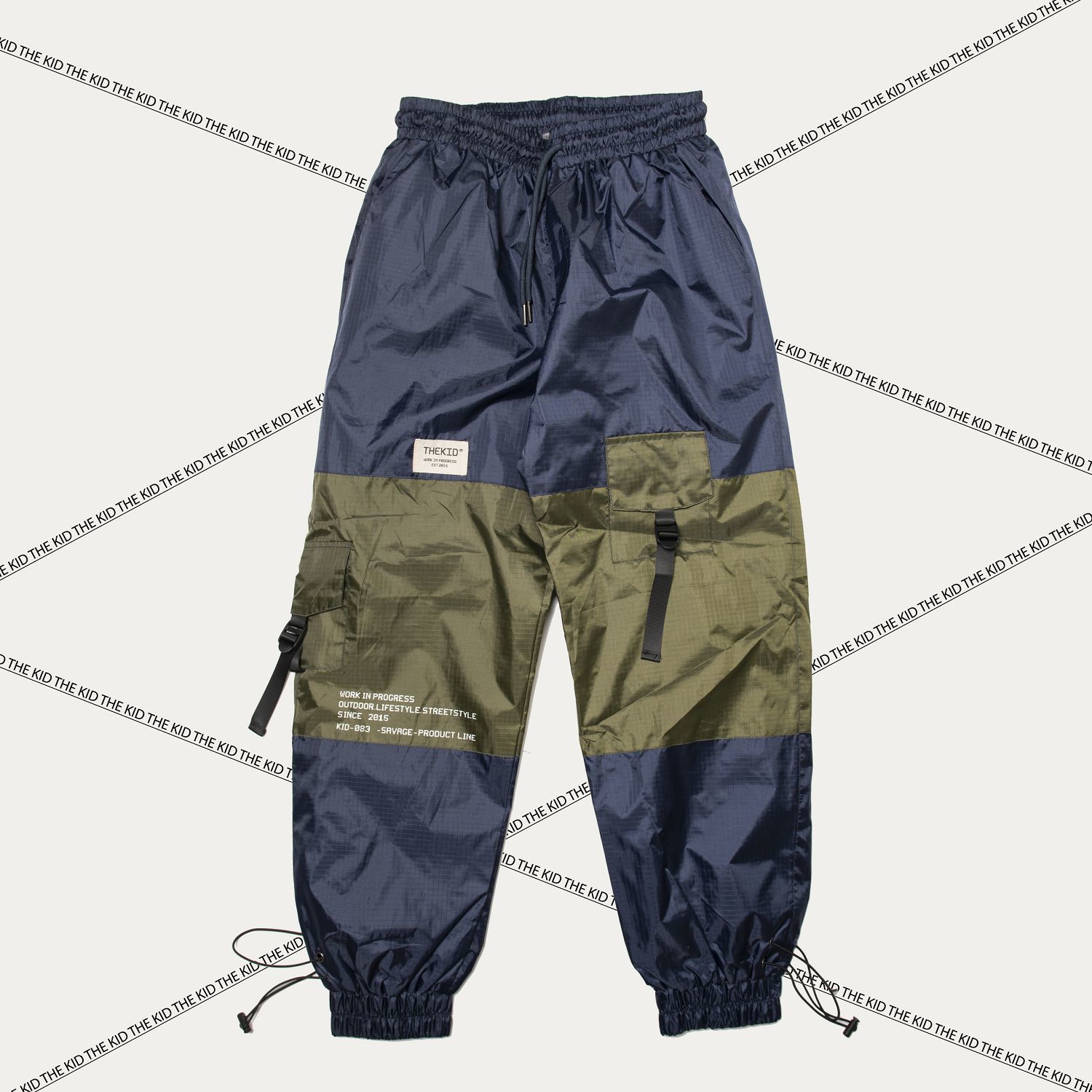 KID ® 防風雙色拼接長褲