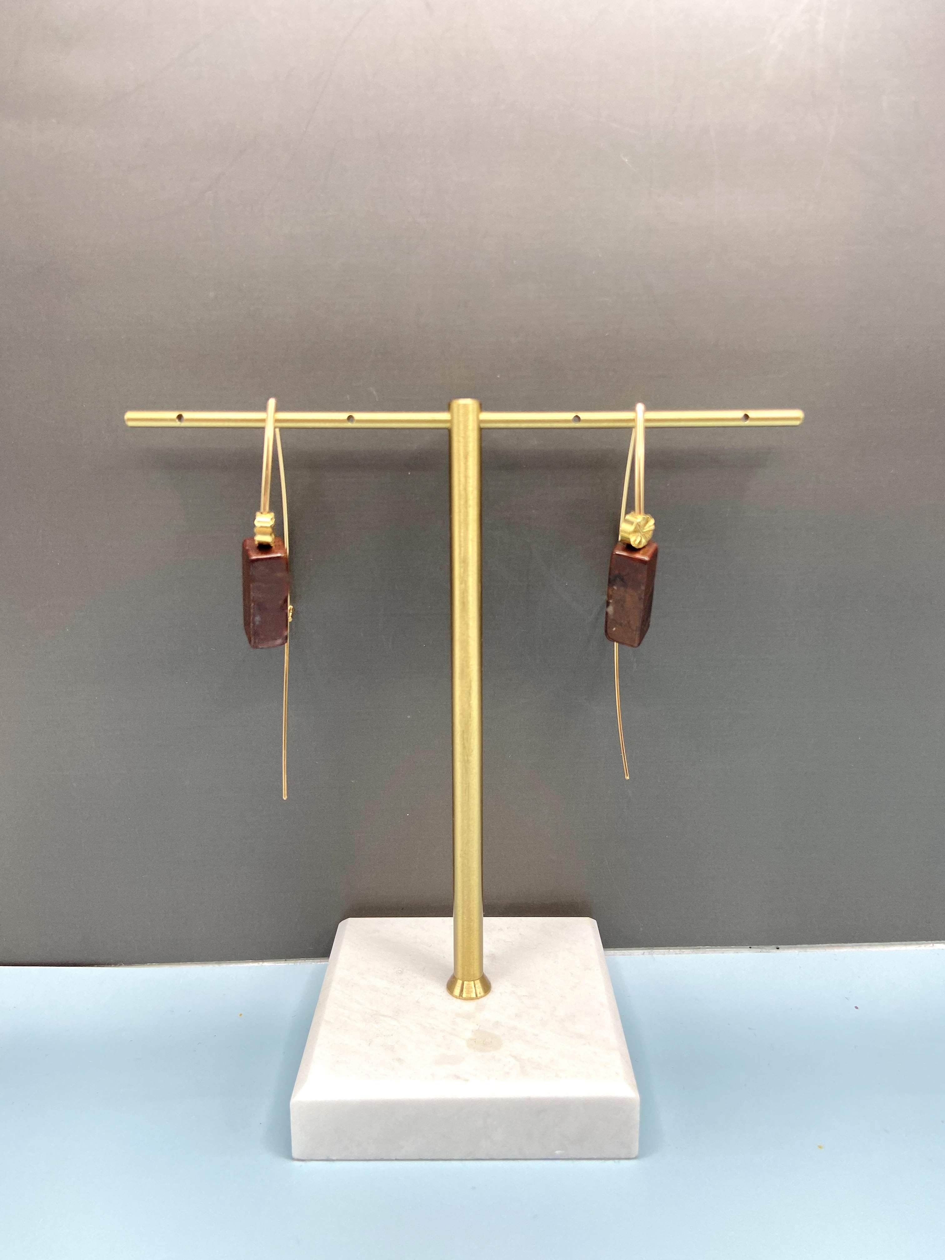 COLE COOL型格天然花松石14kgf種子系列耳環