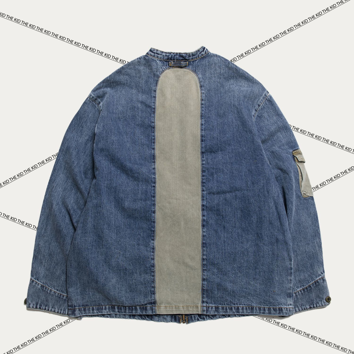 KID ® 拼接水洗牛仔外套