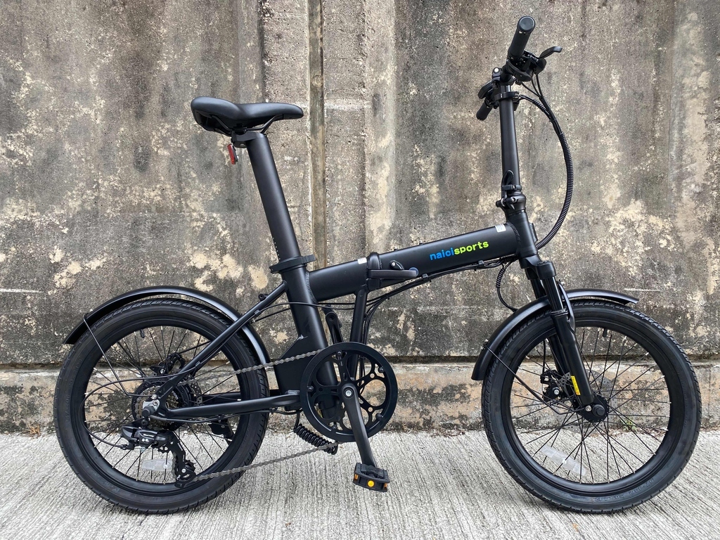 「叉避震版 頂級電池配置」NAICISPORTS C4 電動單車│10.4ah 20吋助力單車 80公里│香港行貨 保養6個月