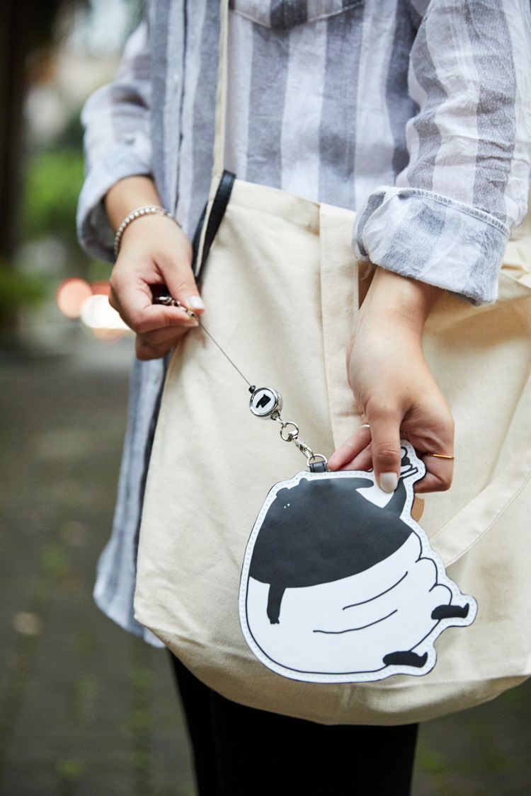 胖子來貘伸縮票卡夾