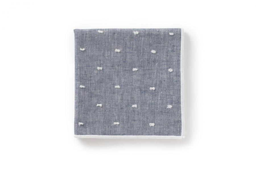 中川政七-眼鏡布手帕  柄紺