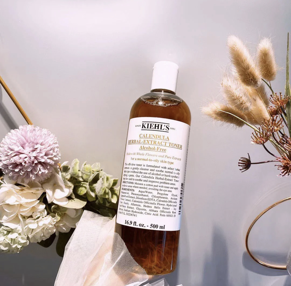 Kiehl's Calendula Herbal-Extract Alcohol-Free Toner 金盞花植物精華爽膚水 250ml/ 500ml