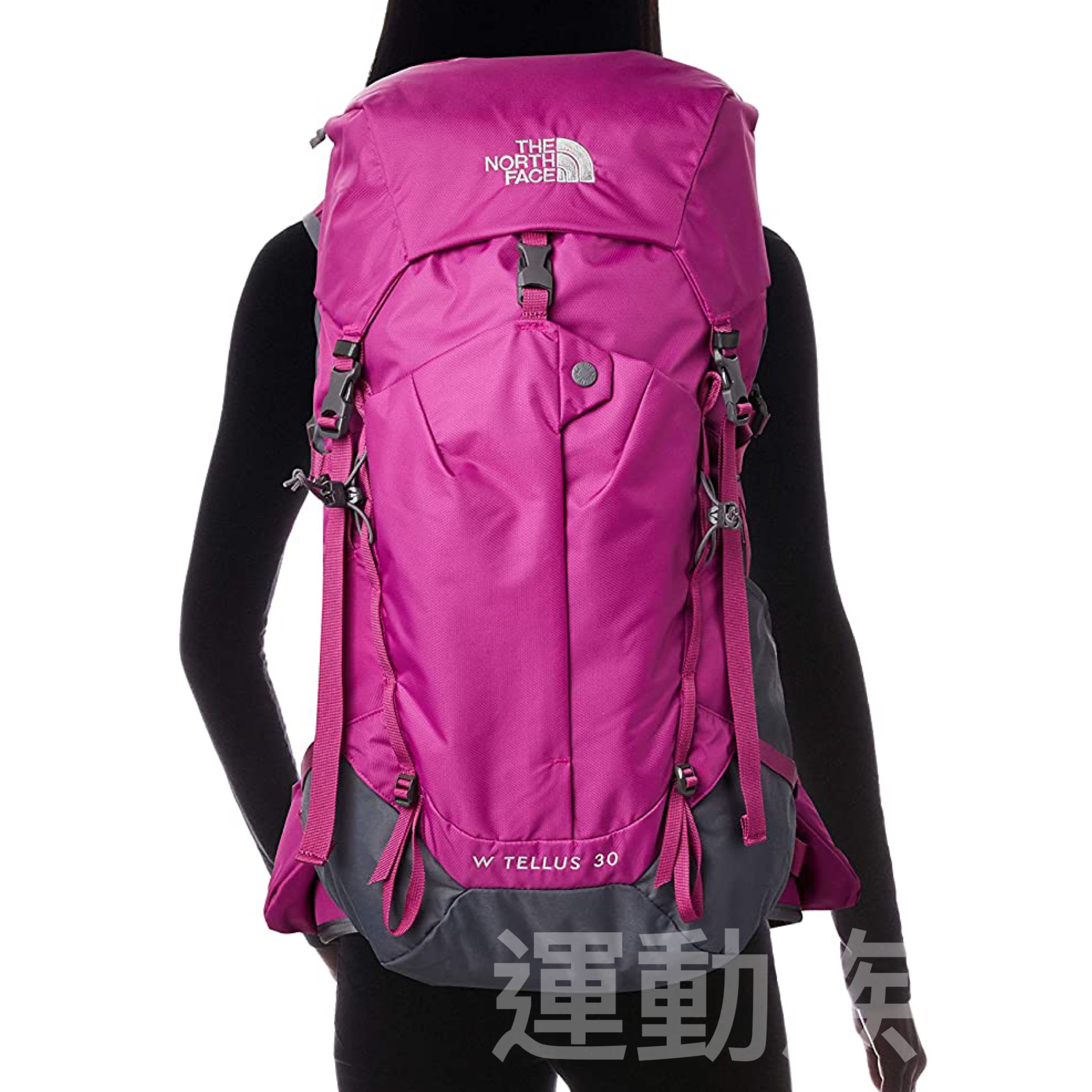 【運動族人】35L THE NORTH FACE W Tellus 30 連防雨罩女士專用