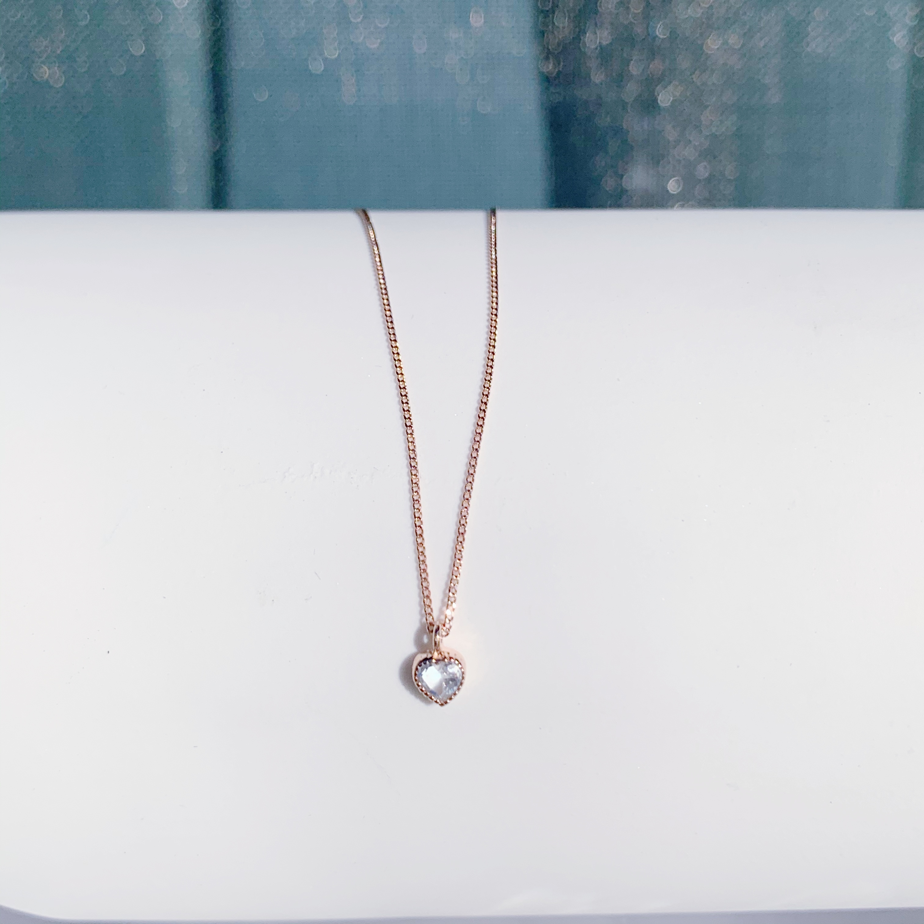 蛋糕Heart托帕石honey項鍊