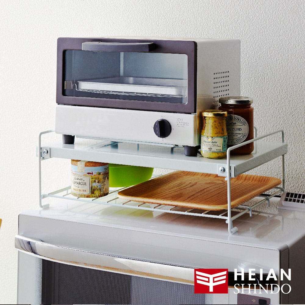 【日本 平安伸銅】多功能雙層置物層架 RD-1