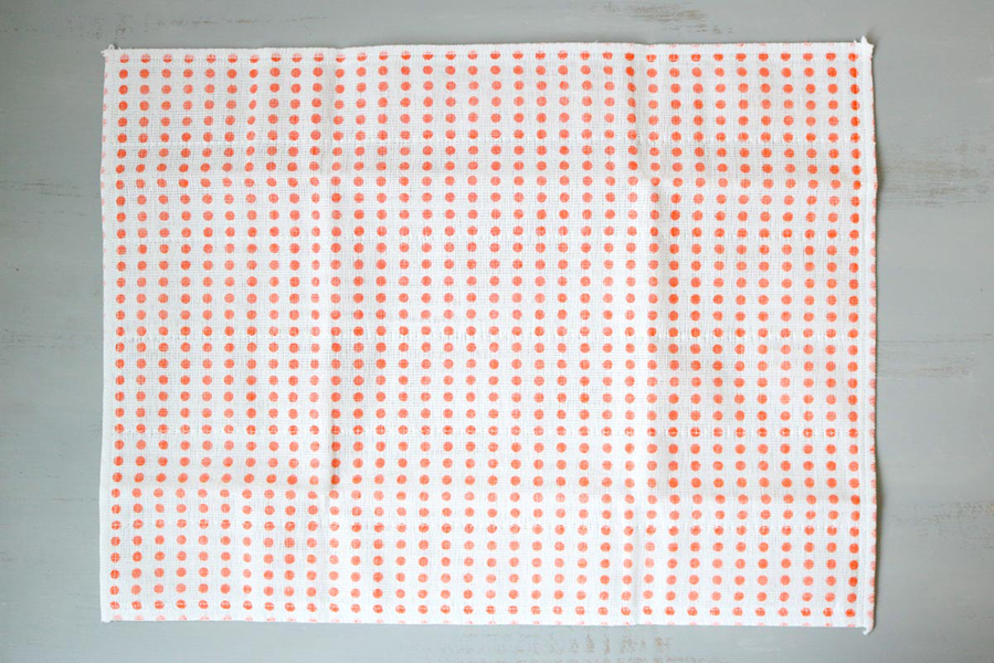 中川政七-豆紋方巾 山茶紅