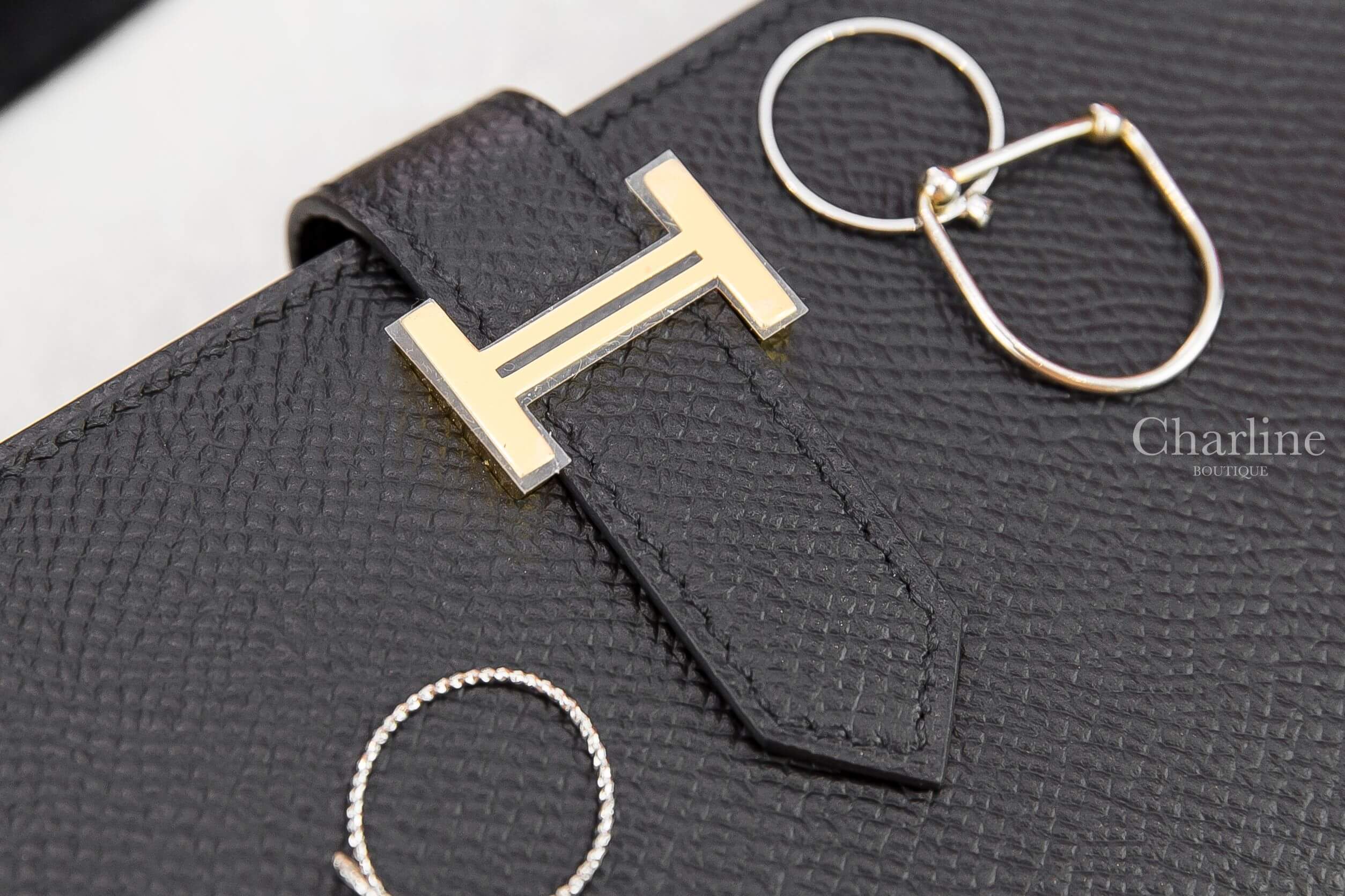 Hermès Bearn Wallet 89 Noir Epsom 黑色金釦長夾
