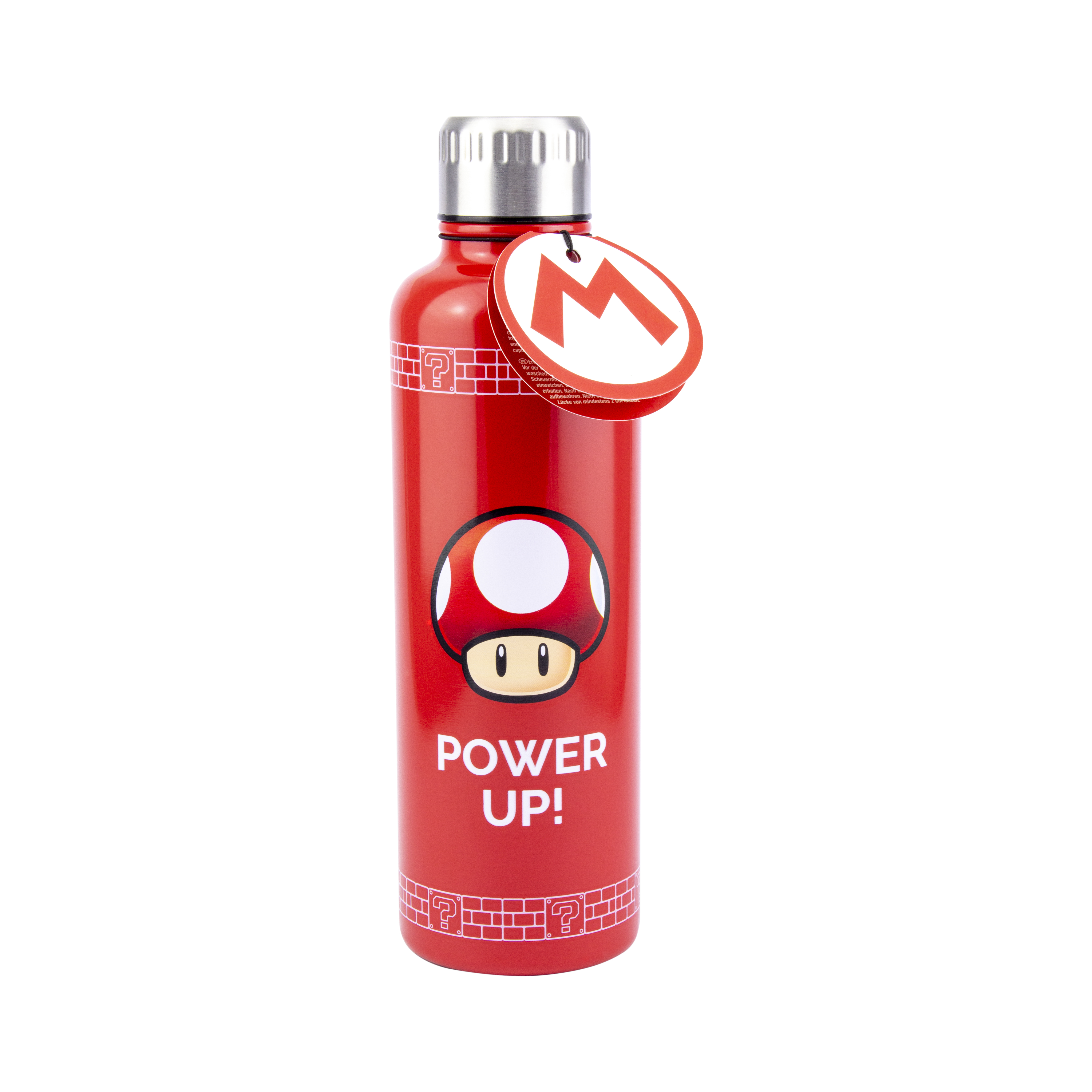 任天堂官方授權 瑪利歐 - 超級蘑菇 金屬保溫瓶 500mL