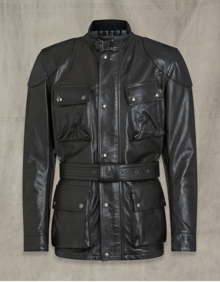 CLASSIC TROPHY TOURIST JACKET LEATHER 黑色款