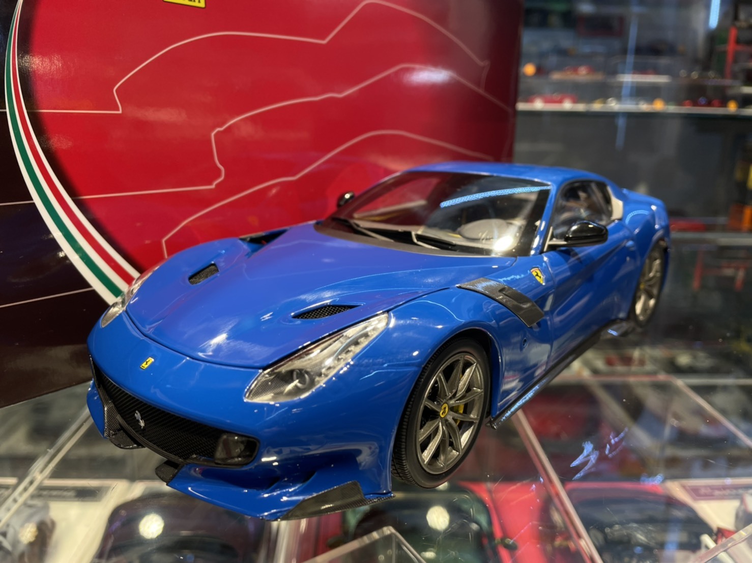 BBR BBR182107 Ferrari F12 TDF Blue 1/18