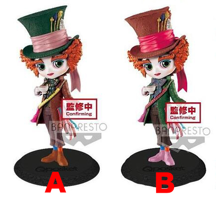 BANPRESTO 代理版 景品 Q-POSKET 愛麗絲夢遊仙境 瘋狂帽客 A/B 款