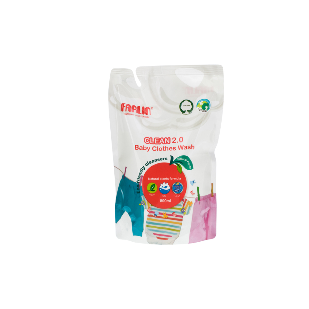 【FARLIN】植物性寶寶洗衣精補充包 800ml