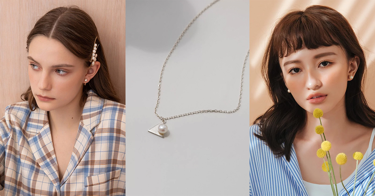 洋裝搭配西裝外套，優雅又帶率性感，以珍珠單品點綴讓穿搭散發溫柔優雅風