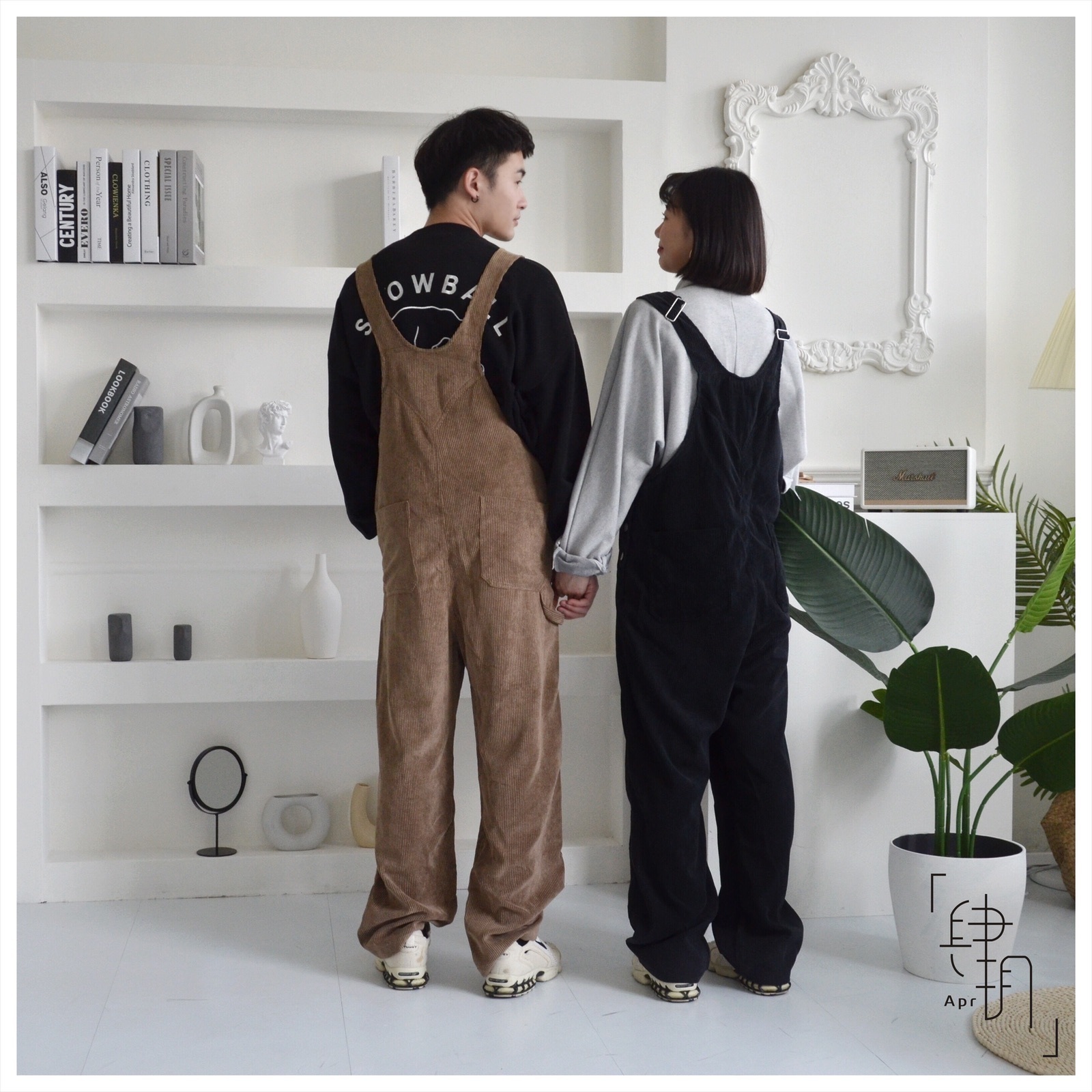 WEGO🇯🇵燈芯絨 國王的吊帶褲 連身褲