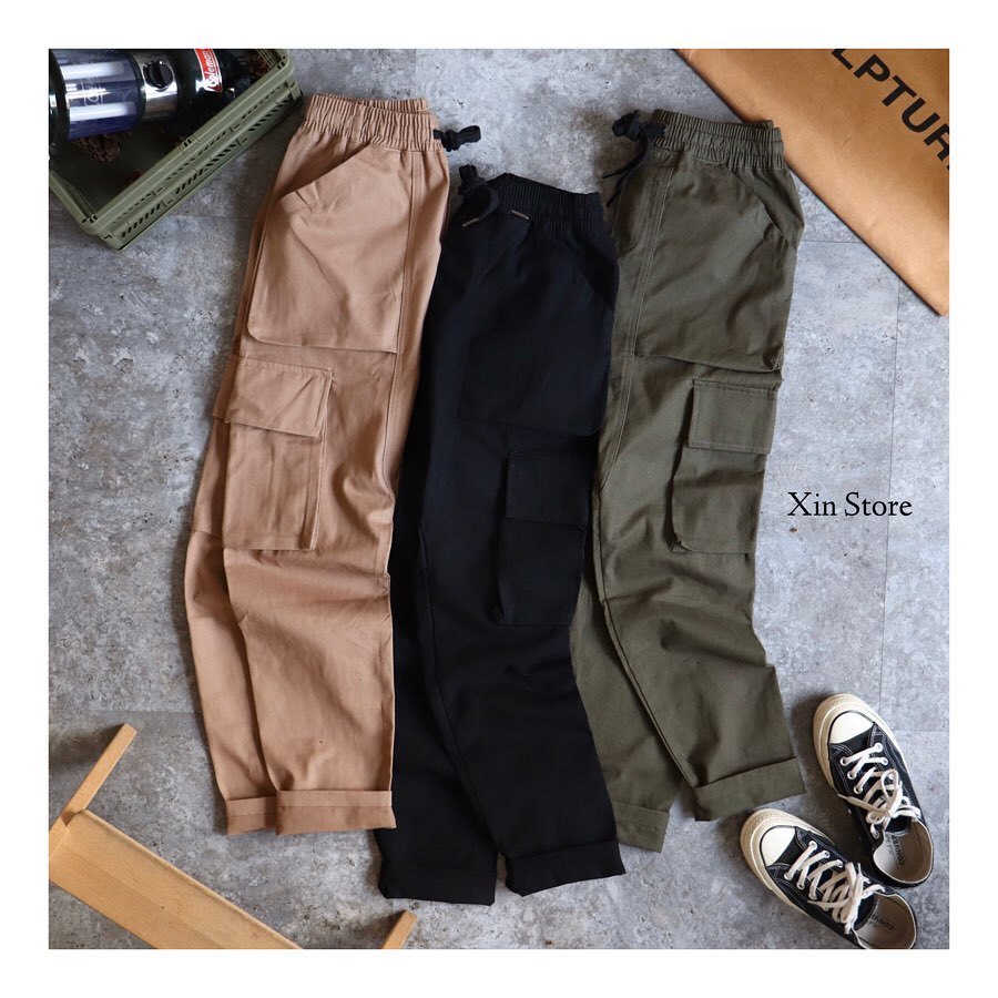 【現貨】Share Cargo Pants 挺版 口袋 工作褲 工裝褲 長褲