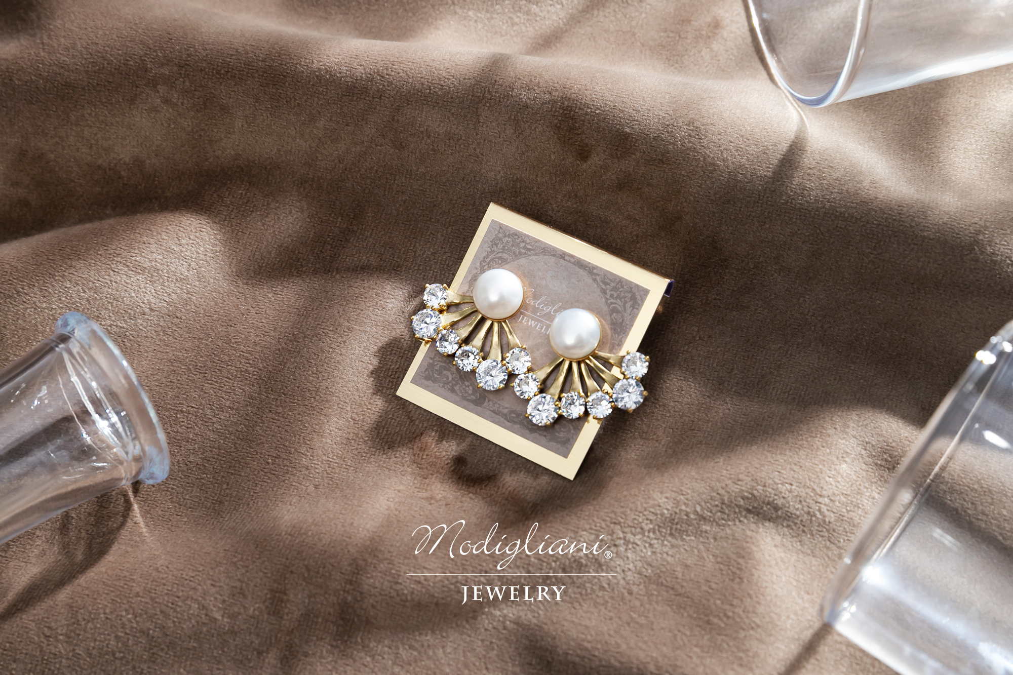 黃銅飾品,黃銅,耳環,兩戴式耳環,天然珍珠,氣質,華麗,鋯石