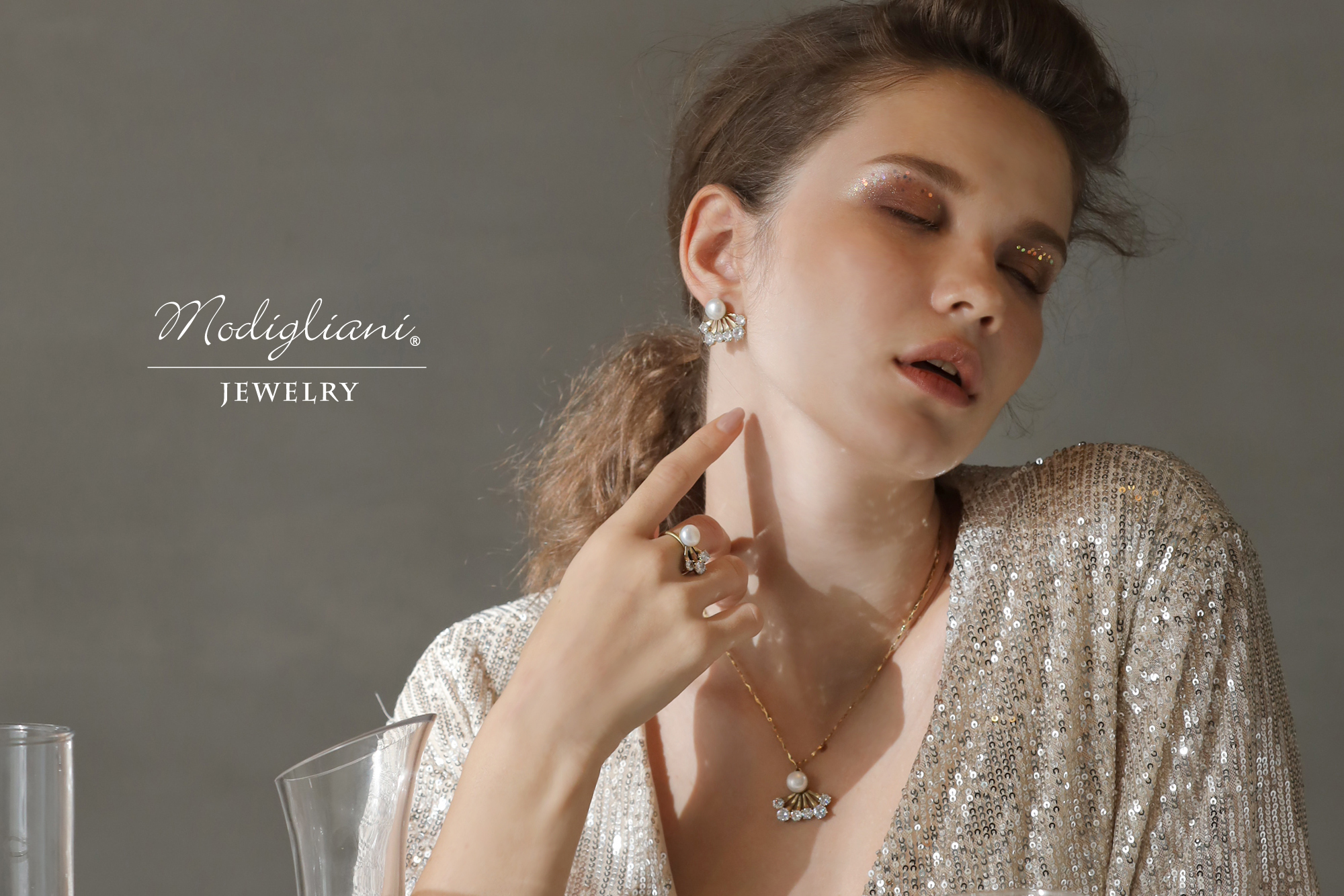 黃銅飾品,黃銅,耳環,兩戴式耳環,天然珍珠,氣質,華麗,鋯石