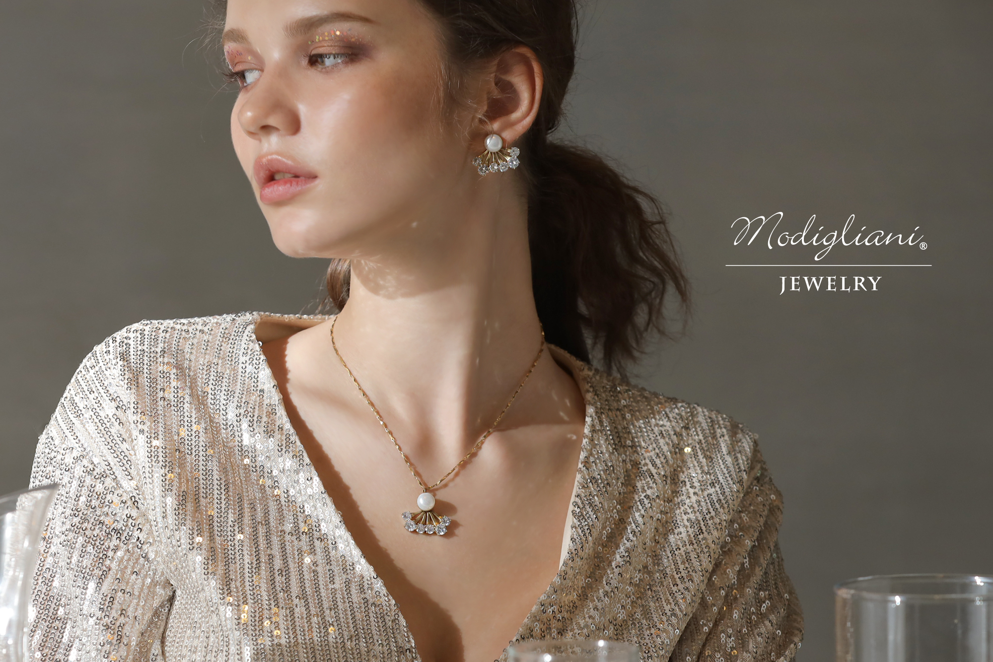 黃銅飾品,黃銅,耳環,兩戴式耳環,天然珍珠,氣質,華麗,鋯石