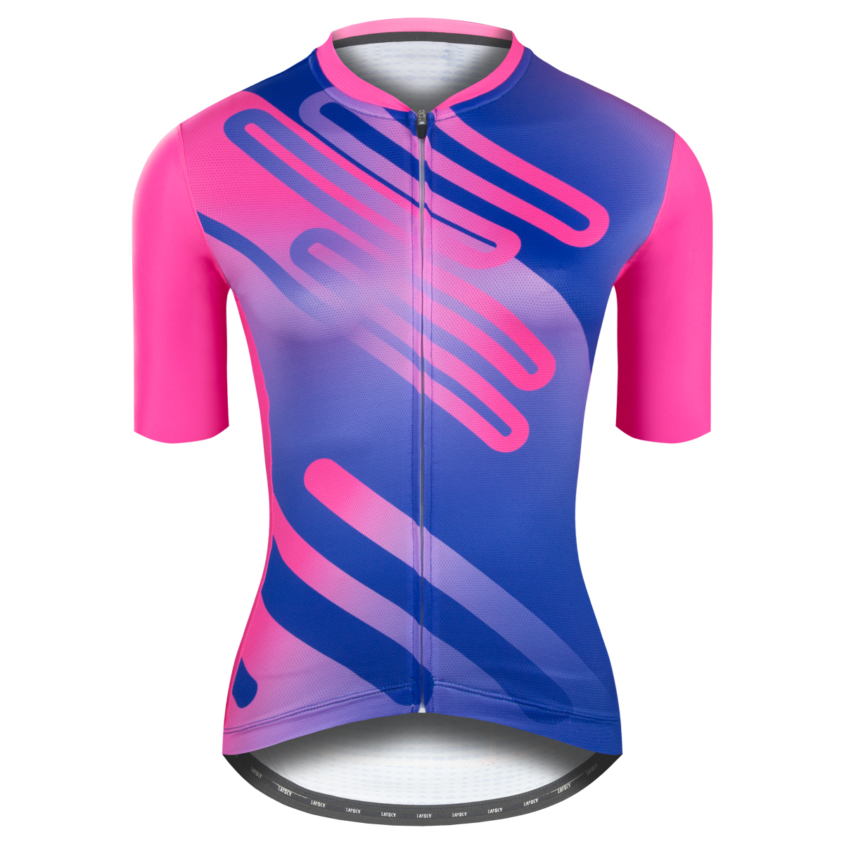 女款空力短車衣 嵐焰 螢光藍