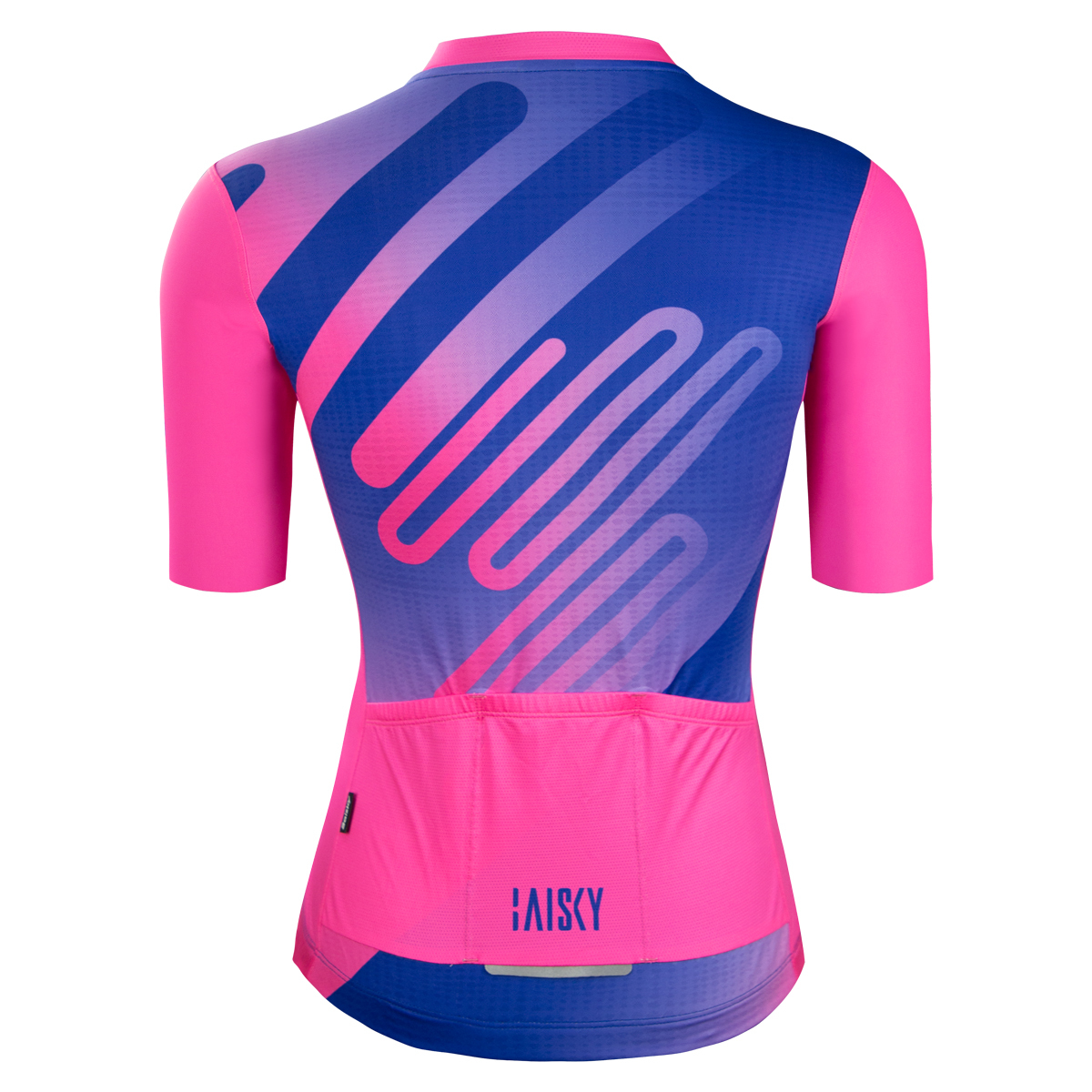 女款空力短車衣 嵐焰 螢光藍