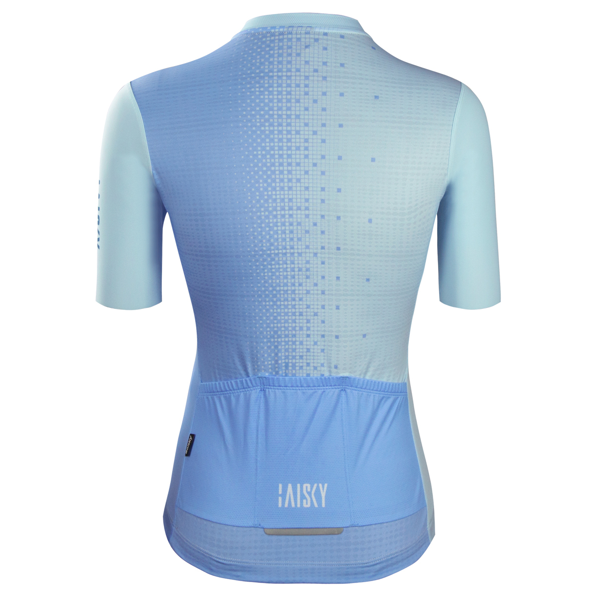 女款空力短車衣 點點 螢光藍