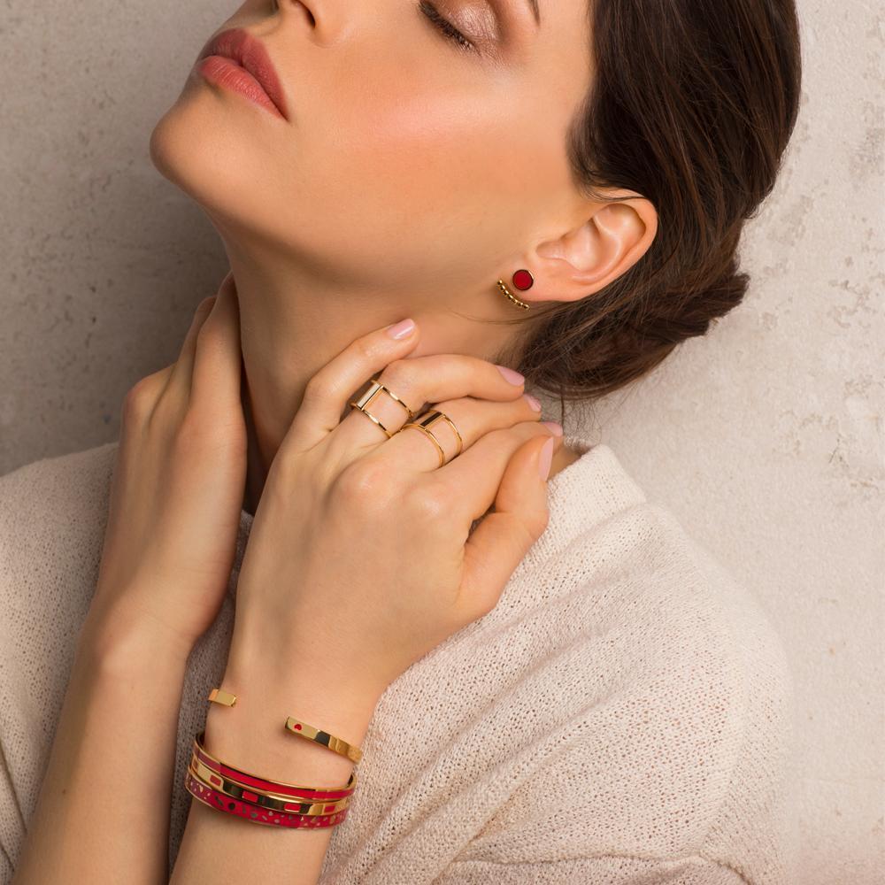 bangle up ,小愛瑪仕,手環,法國,手工琺瑯,飾品,耳環