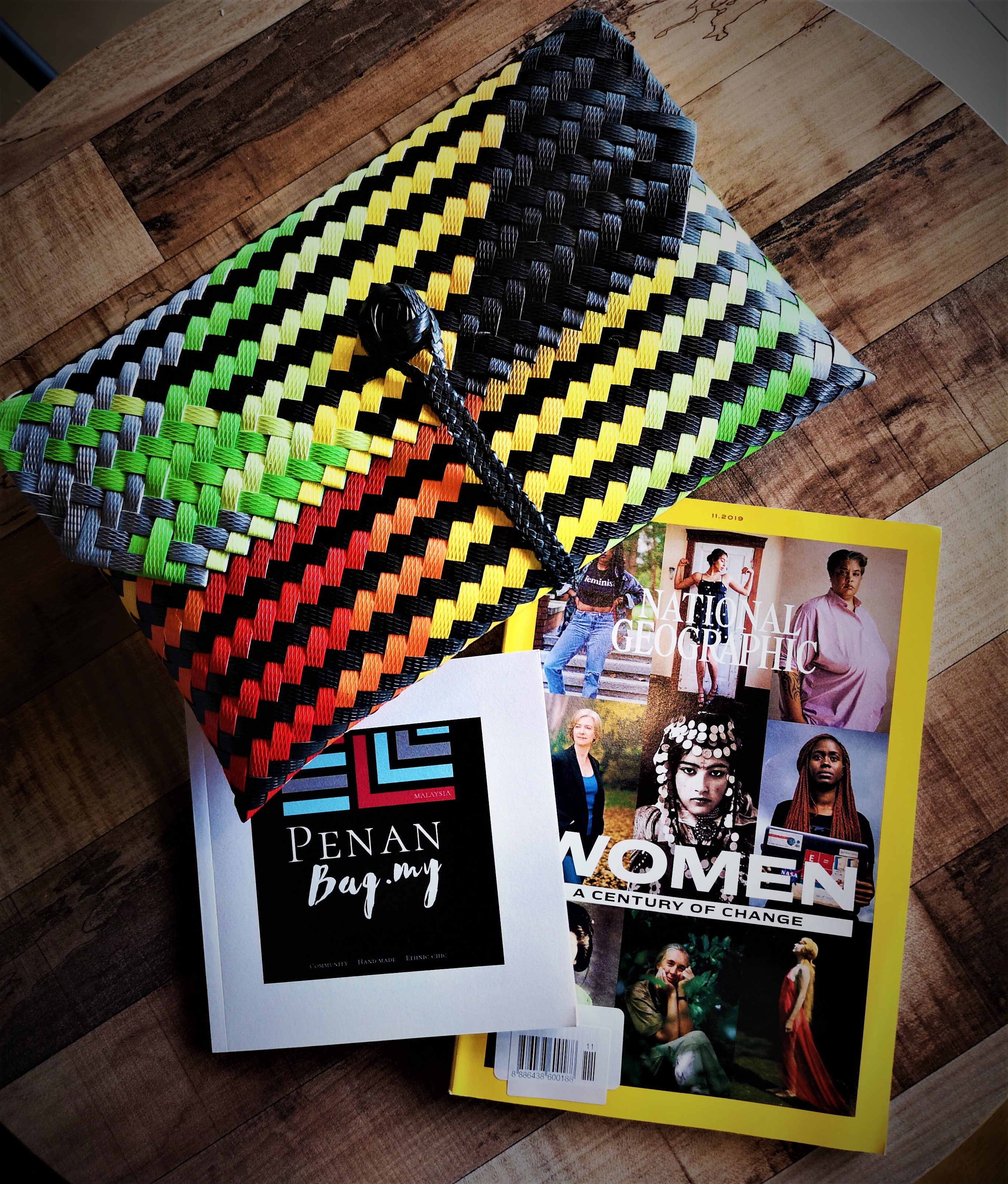 Penan Clutch Multicolored (Black based)