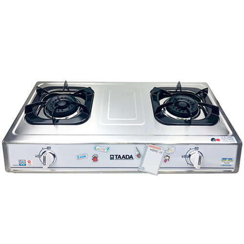Taada 多田牌 GA023ST-A 71厘米 座檯式雙頭煤氣爐 (不銹鋼面)