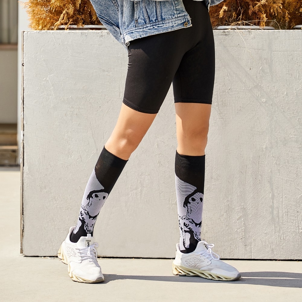 夜話｜經典設計師款．壓力及膝襪