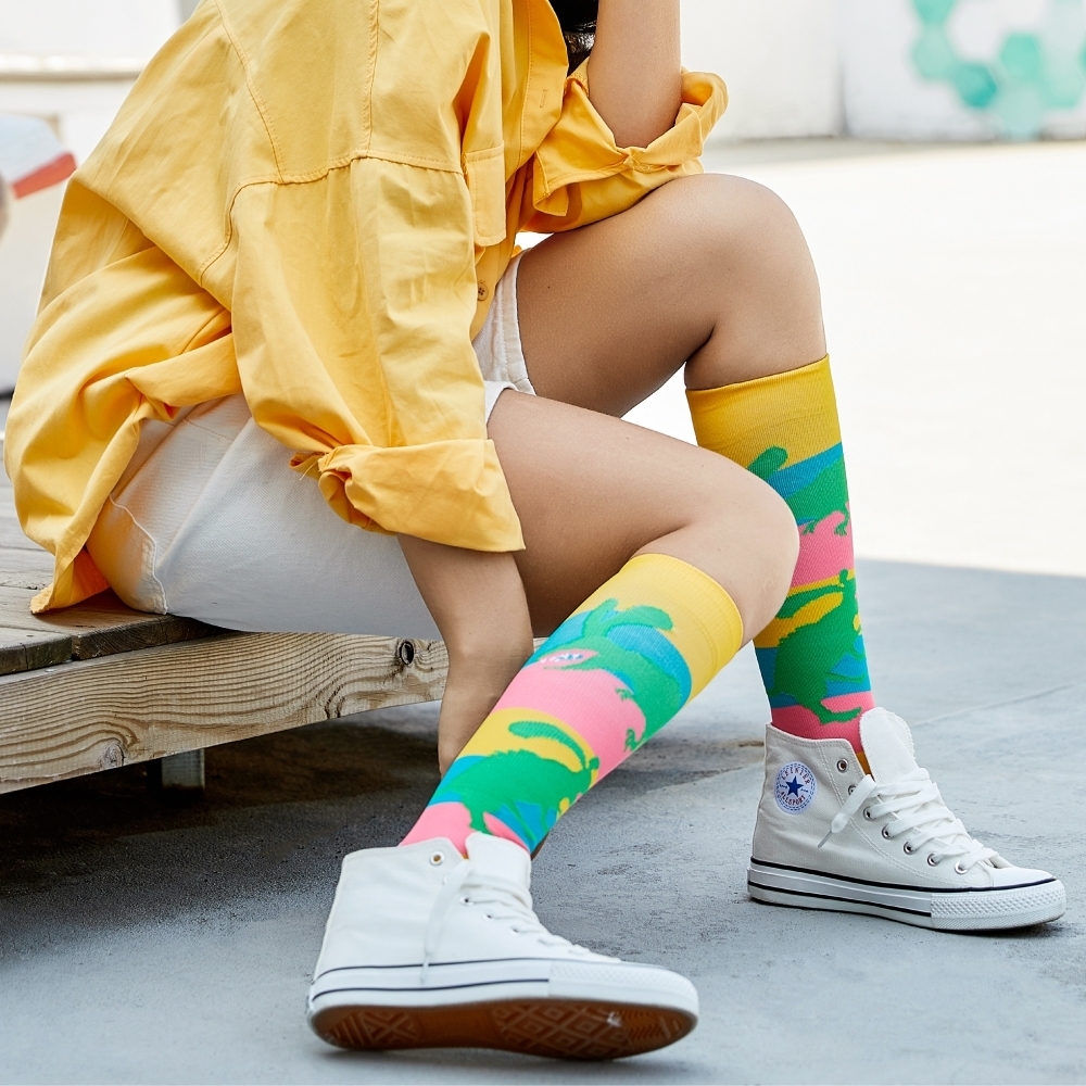 小怪獸｜經典設計師款．壓力及膝襪