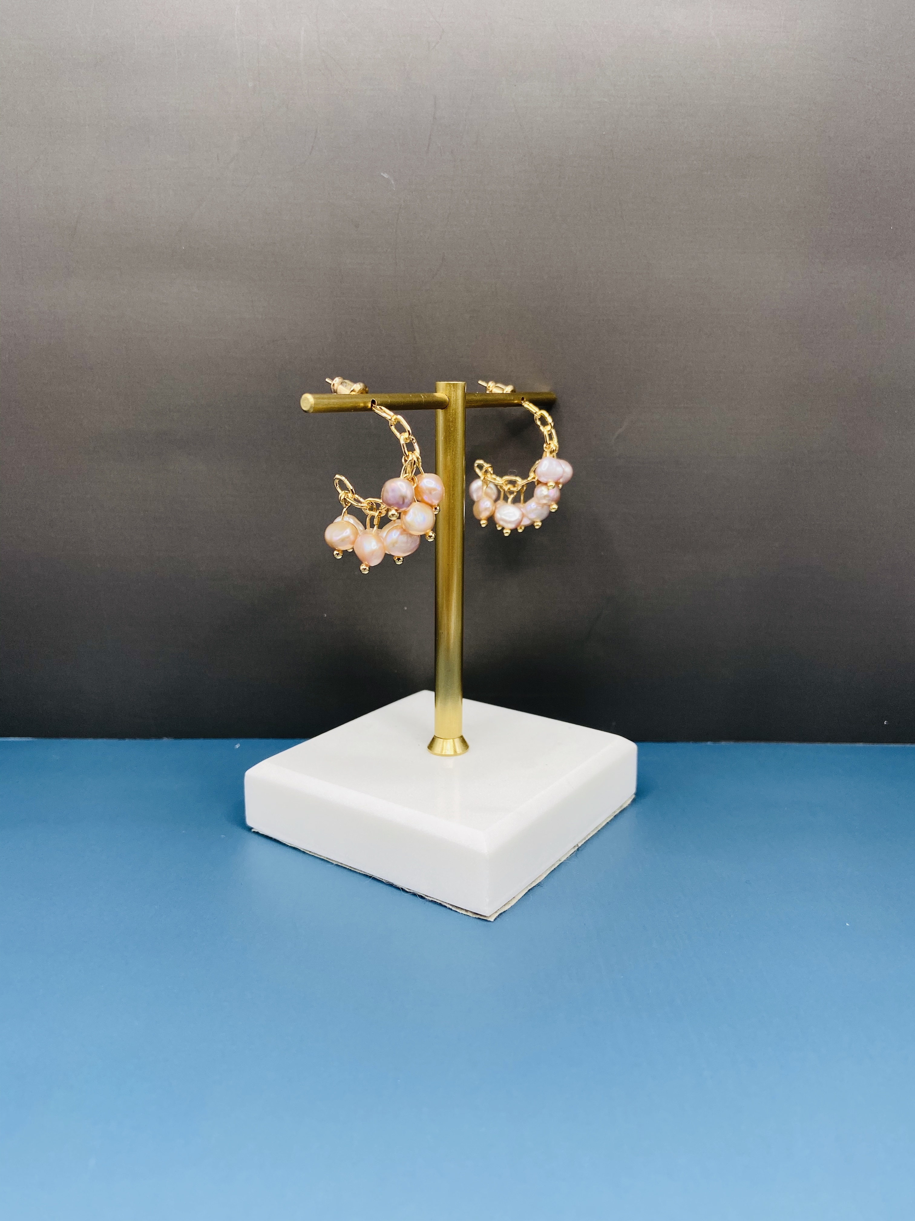 COLE COOL獨家設計的Pearl in C珍珠耳環耳夾