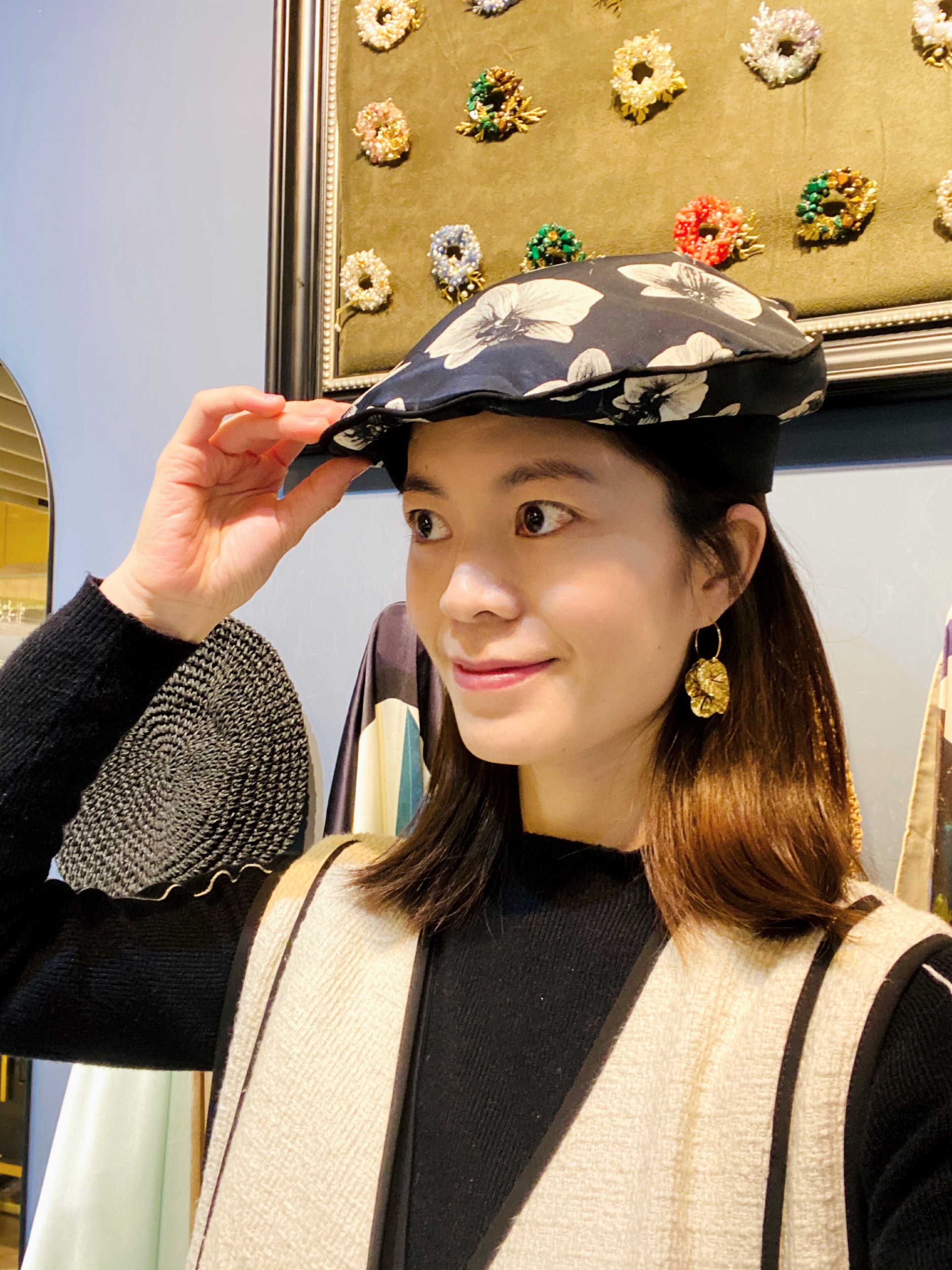 COLE COOL意大利印花可雙面戴帽