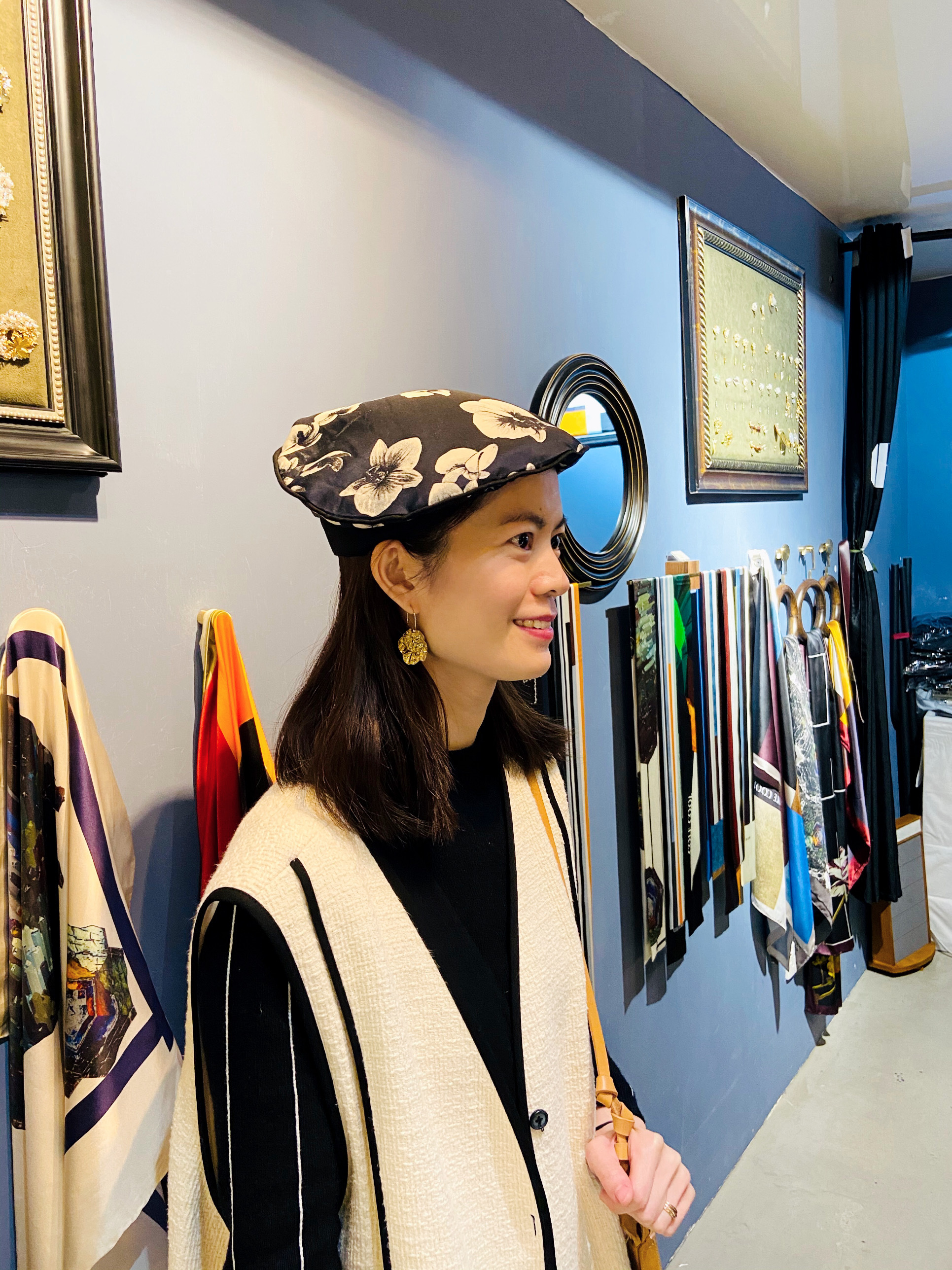 COLE COOL意大利印花可雙面戴帽