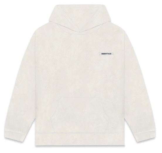 FEAR OF GOD ESSENTIALS Polar Fleece Hoodie Oatmeal 搖粒絨 3D LOGO 帽T