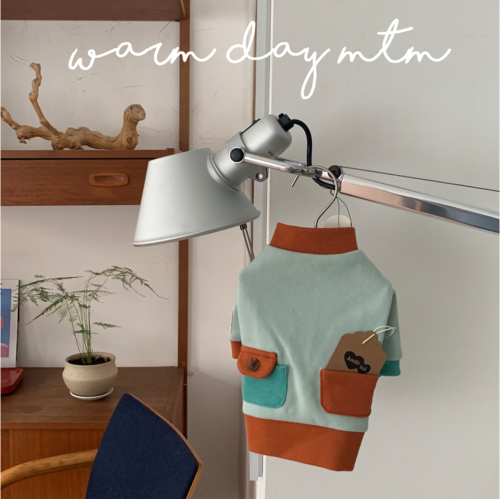 溫暖好日子口袋T-Shirt (薄荷柳橙)