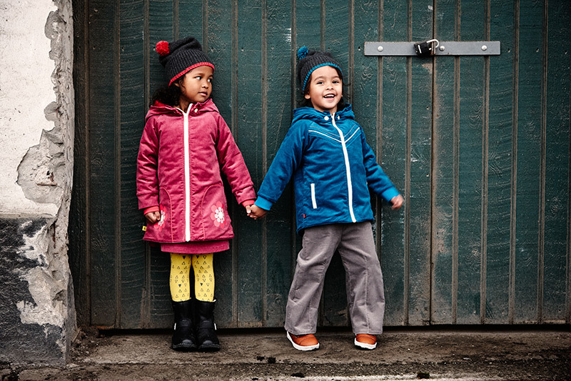 〖 Albababy 〗桃紅小花鋪棉連帽外套