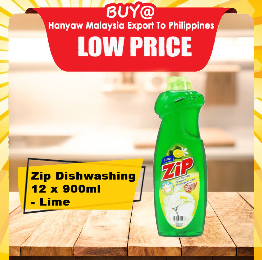 Zip Lime Dishwashing Liquid 900ml