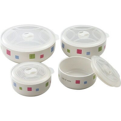 東亞金屬 陶瓷碗 1套4件 微波爐適用 (4515424008885)