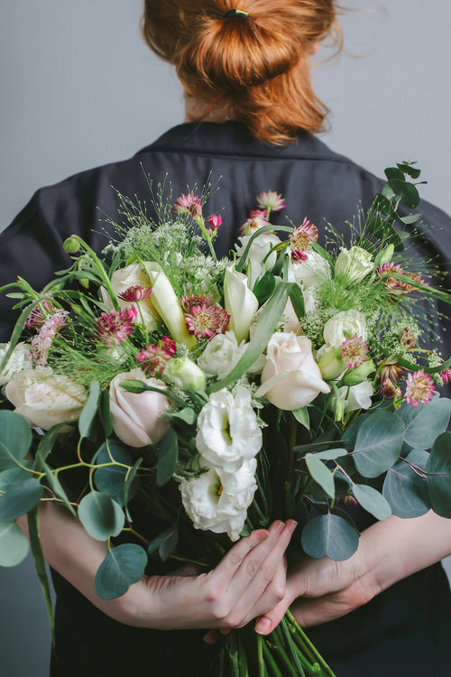 One Day Flower Bouquet (with Gift Card)