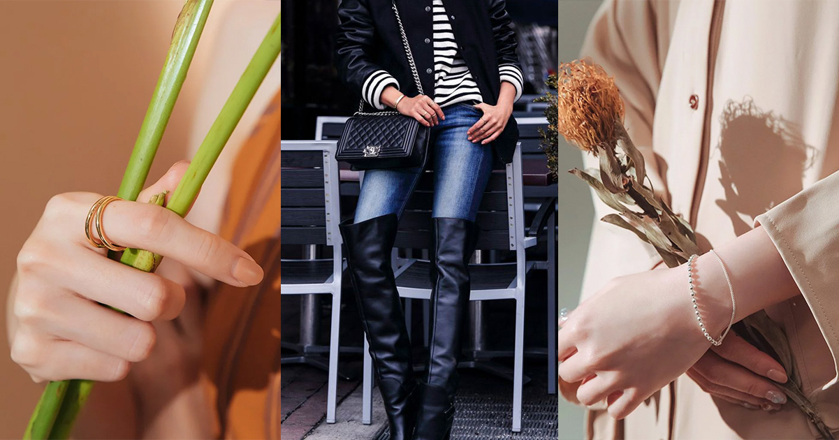 選擇有設計感的耳環或簡約款的戒指或手鍊，展現特別適合日常的低調時尚感。