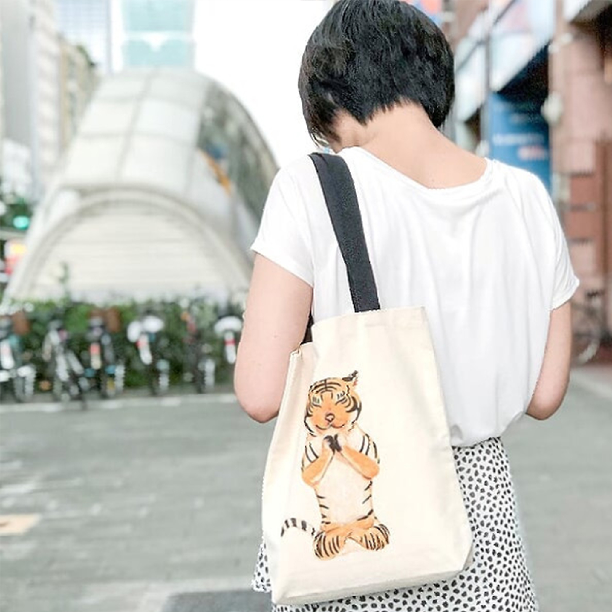 Animal Life帆布托特包 [共有4款可選擇]