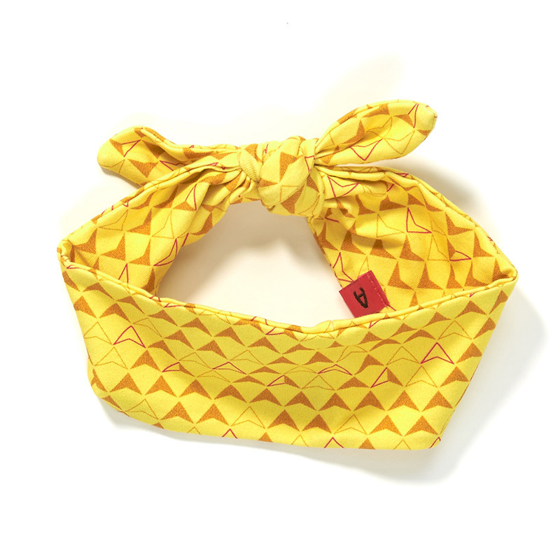 〖 Albababy 〗黃色小三角形髮帶
