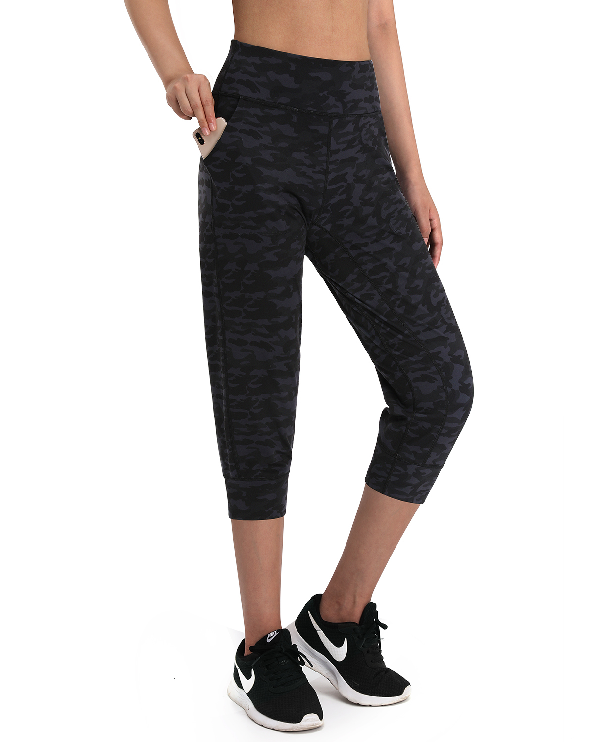 Promover Jogger Capris for Women Buttery Soft Workout Yoga Pants High ...