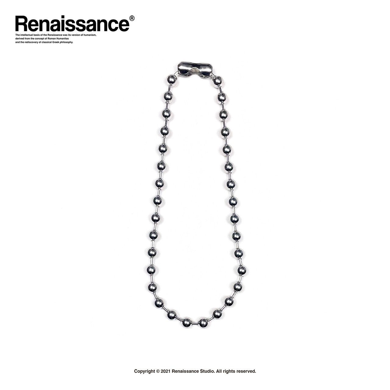 現貨 RENAISSANCE 鈦鋼 串珠 珠珠 項鍊 穿搭 搭配