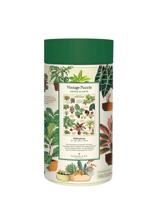 Cavallini｜美國 Cavallini & Co. 1000片拼圖 (樹木園/礦石學/野花/天體圖/室內植物)