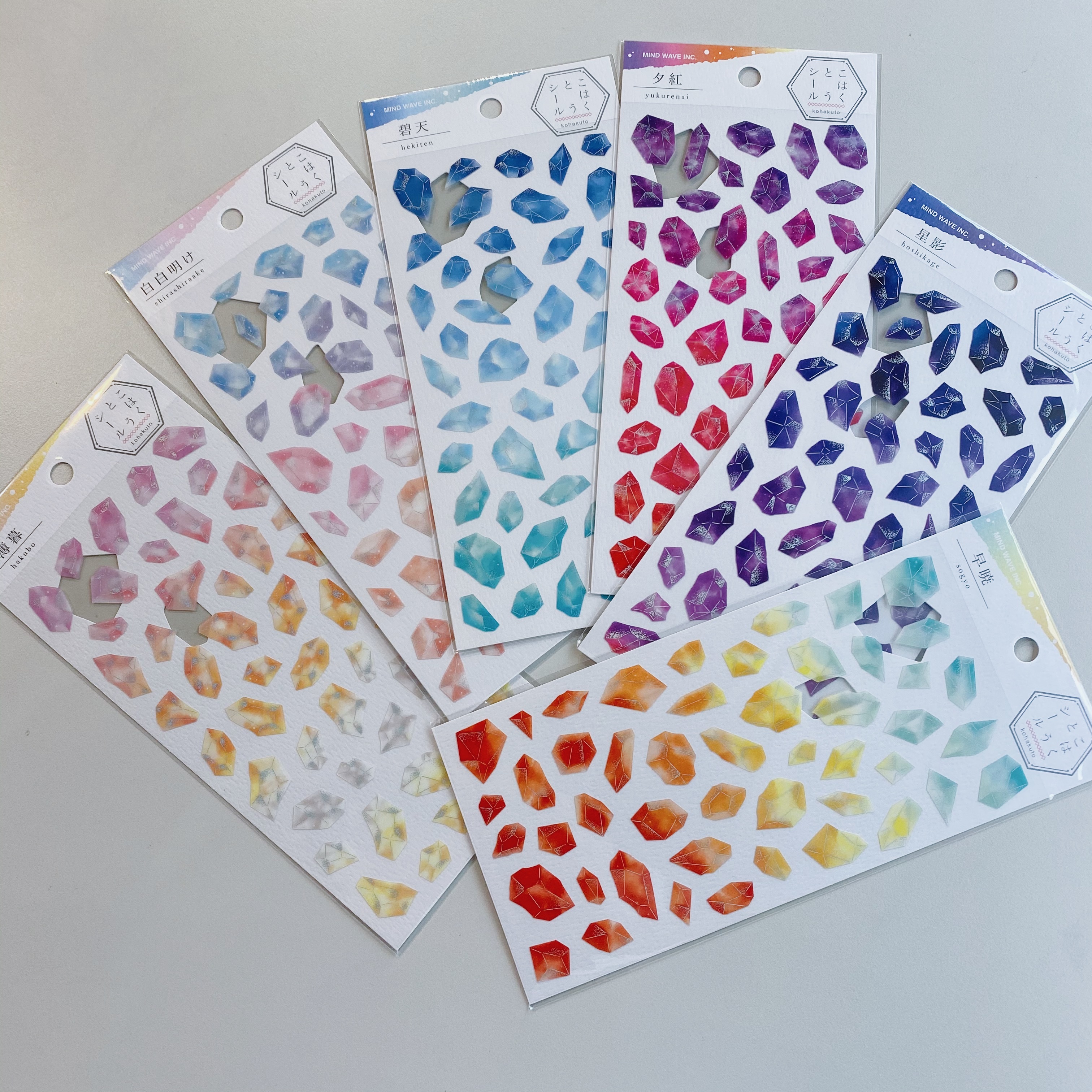 日本 mind wave 寶石貼紙