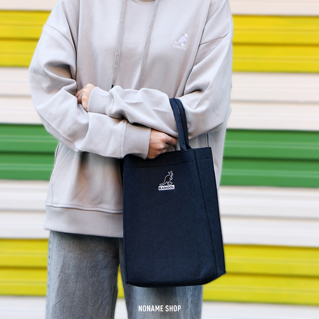 <<錯過哭哭‼️現貨超低價>> KANGOL 英國 袋鼠 兩色 毛氈包 手提包 包包 兩色