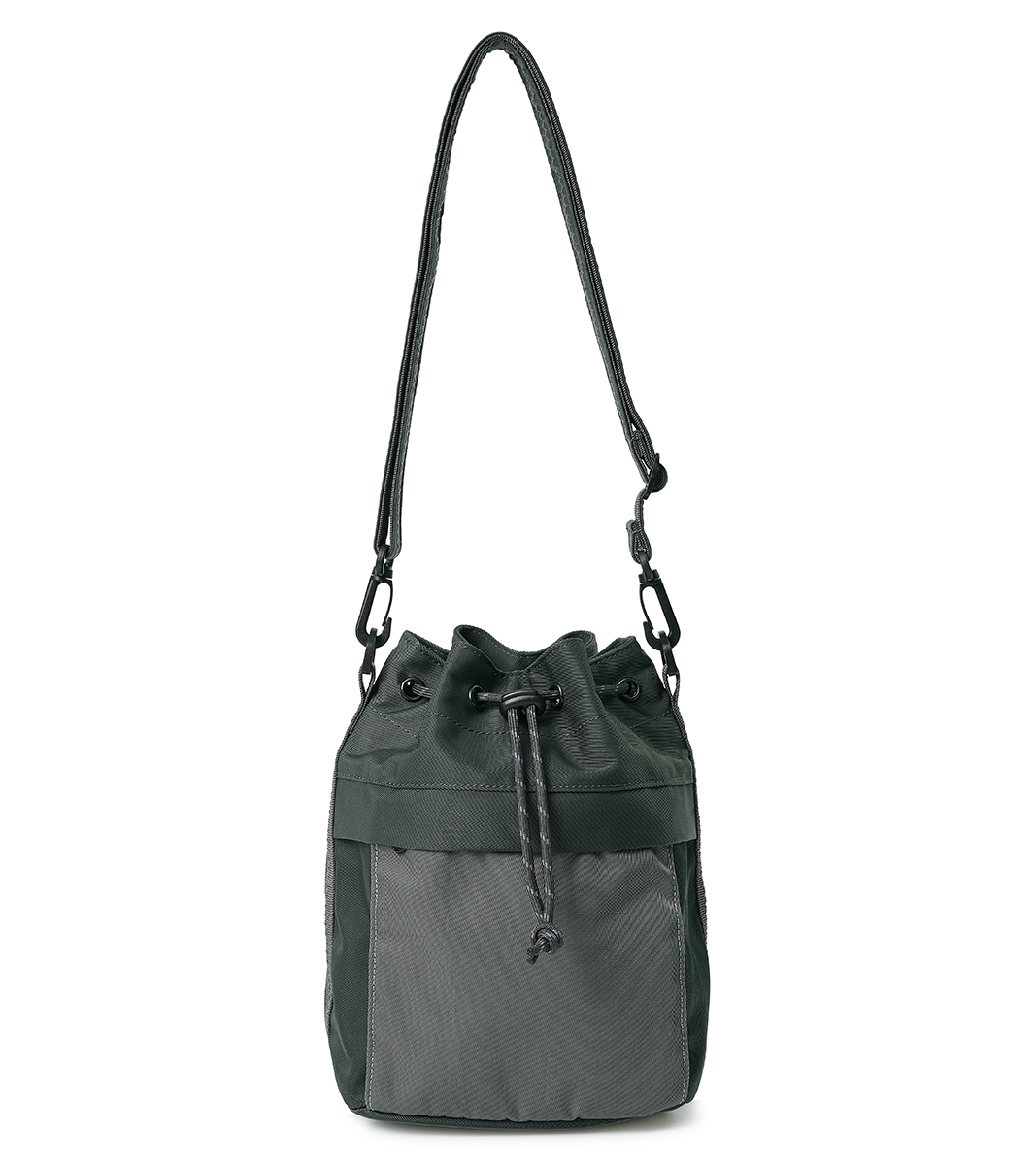 清倉優惠【plain-me｜COP】防潑水拼接水桶包 (中)